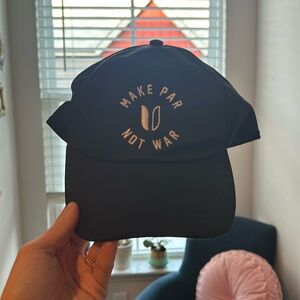 NWT Make Par Not War Golf Cap